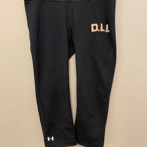 Navy Blue Under Armor Capri Leggings